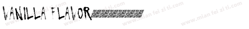 Vanilla Flavor字体转换